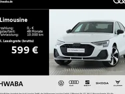 Weiß Neu 2025 Audi A3 S-Line Limousine | 45.990 € (Teuer)