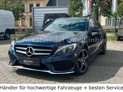 Blau Gebraucht 2018 Mercedes C200 AMG line Limousine | 17.490 € (Fairer Preis)