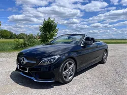 Schwarz Gebraucht 2017 Mercedes C180 AMG line Cabrio | 25.900 € (Guter Preis)