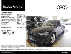 Schwarz Gebraucht 2022 Audi e-tron Advanced SUV | 28.730 € (Fairer Preis)