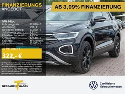 Schwarz Gebraucht 2022 VW T-Roc Style SUV | 22.880 € (Fairer Preis)