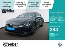 Deep black perleffekt (metallic) Gebraucht 2023 VW Arteon R Kombi | 39.870 € (Fairer Preis)