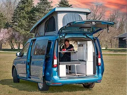 Silber Gebraucht 2021 VW Caddy Maxi California Van / Kleinbus | 30.900 € (Teuer)