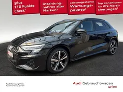 Mythosschwarz metallic Gebraucht 2023 Audi A3 Sportback e-tron S-Line Limousine | 31.450 € (Fairer Preis)