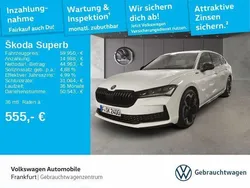 Kristallweiß uni Gebraucht 2025 Skoda Superb SportLine Kombi | 59.950 €