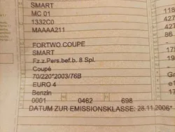 Blau Gebraucht 2006 Smart ForTwo Coupé Kleinwagen | 3.700 €
