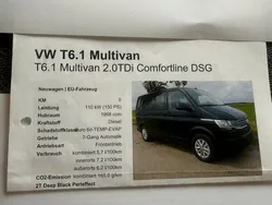 Schwarz Gebraucht 2020 VW T6.1 Van | 41.000 € (Fairer Preis)