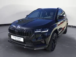 Schwarz Gebraucht 2025 Skoda Karoq SportLine SUV | 35.330 € (Fairer Preis)