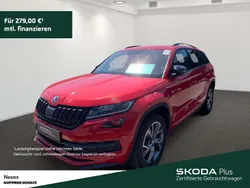 Velvetrot metallic Gebraucht 2021 Skoda Kodiaq SportLine SUV | 29.750 € (Guter Preis)