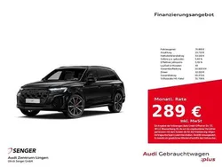 Mythosschwarz metallic Gebraucht 2024 Audi Q7 S-Line SUV | 76.880 € (Teuer)