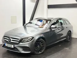Grau Gebraucht 2018 Mercedes E400 AMG line Limousine | 34.999 € (Teuer)