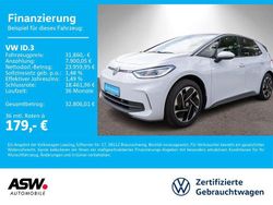 Gletscherweiß metallic (metallic) Gebraucht 2024 VW ID.3 Pro Performance Kleinwagen | 29.990 € (Superpreis)