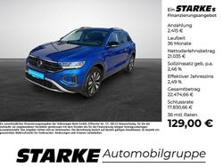 Blau (ravennablau metallic) Gebraucht 2025 VW T-Roc Goal SUV | 24.340 € (Guter Preis)