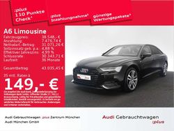 Mythosschwarz metallic Gebraucht 2023 Audi A6 S-Line Limousine | 38.548 € (Superpreis)