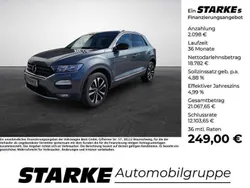 Indiumgrau metallic Gebraucht 2020 VW T-Roc United SUV | 20.880 € (Fairer Preis)