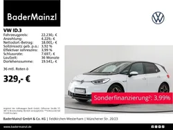 Weiß Gebraucht 2021 VW ID.3 Pro Kleinwagen | 21.630 € (Fairer Preis)