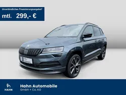 Quarzgrau metallic Gebraucht 2021 Skoda Karoq SportLine SUV | 23.895 € (Guter Preis)