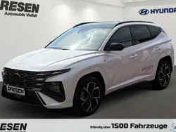 Atlas white / sol Gebraucht 2025 Hyundai Tucson N Line SUV | 44.180 € (Fairer Preis)