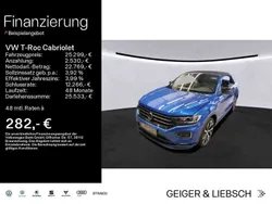 Blau Gebraucht 2021 VW T-Roc Cabriolet Style Cabrio | 25.299 € (Fairer Preis)