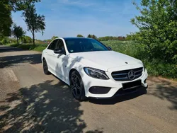 Weiß Gebraucht 2018 Mercedes C350e AMG line Limousine | 29.355 € (Etwas zu teuer)