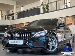 Schwarz Gebraucht 2016 Mercedes C220 AMG line Limousine | 17.980 € (Guter Preis)