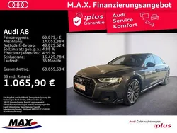 Daytonagrau perleffekt Gebraucht 2022 Audi A8L Ambiente Limousine | 63.879 € (Fairer Preis)