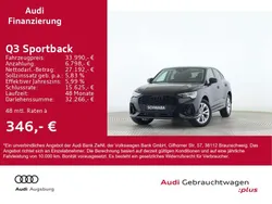 Mythosschwarz metallic Gebraucht 2023 Audi Q3 S-Line SUV | 33.990 € (Fairer Preis)