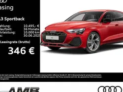 Rot Neu 2024 Audi A3 Sportback S-Line Limousine | 47.440 € (Teuer)