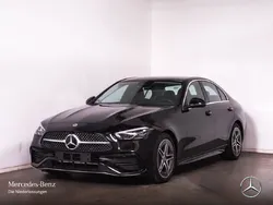 Schwarz Gebraucht 2024 Mercedes C220 AMG Limousine | 44.890 € (Fairer Preis)