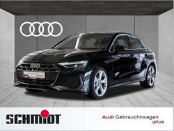 Mythosschwarz metallic Gebraucht 2025 Audi A3 Sportback S-Line Kleinwagen | 35.840 € (Guter Preis)
