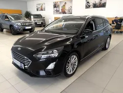 Obsidian schwarz Gebraucht 2020 Ford Focus Titanium Kombi | 16.990 € (Fairer Preis)