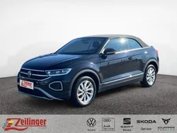 Schwarz Gebraucht 2024 VW T-Roc Cabriolet Style Cabrio | 28.160 € (Superpreis)
