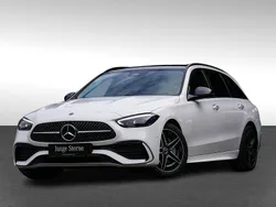 Polarweiß Gebraucht 2024 Mercedes C180 AMG Kombi | 40.999 € (Etwas zu teuer)