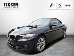 Schwarz Gebraucht 2016 BMW 218 Advantage Cabrio | 17.490 € (Fairer Preis)