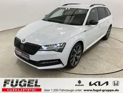 Moonweiss metallic Gebraucht 2020 Skoda Superb SportLine Kombi | 29.999 € (Fairer Preis)