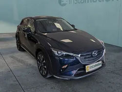 Blau Gebraucht 2021 Mazda CX-3 Selection SUV | 17.790 € (Fairer Preis)