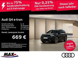 Mythosschwarz metallic Neu 2025 Audi Q4 e-tron S-Line SUV | 59.480 € (Fairer Preis)