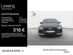 Mythosschwarz metallic Gebraucht 2025 Audi A3 Ambiente Limousine | 33.980 € (Guter Preis)
