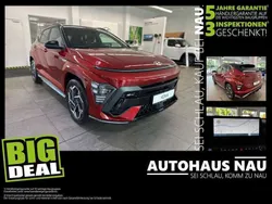 Ultimate red / abyss black / m Neu 2025 Hyundai Kona N Line SUV | 28.490 € (Etwas zu teuer)