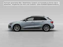 Grau Gebraucht 2024 Audi A3 Sportback Advanced Limousine | 34.880 € (Fairer Preis)