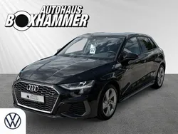 Schwarz (mythosschwarz metallic) Gebraucht 2024 Audi A3 S-Line | 27.490 € (Fairer Preis)