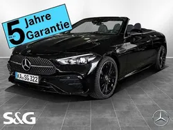 Metalliclack obsidianschwarz Gebraucht 2025 Mercedes CLE220 AMG Cabrio | 74.999 €