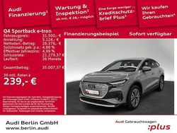 Kieselgrau Gebraucht 2022 Audi Q4 Sportback e-tron Advanced SUV | 31.500 € (Fairer Preis)