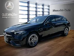Unilack schwarz Gebraucht 2024 Mercedes C220 AMG Limousine | 43.980 € (Fairer Preis)