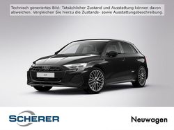 Schwarz Neu 2025 Audi A3 S-Line Limousine | 42.190 € (Etwas zu teuer)