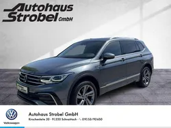 Plantinum grey metallic Gebraucht 2022 VW Tiguan Allspace R-line SUV | 39.990 € (Fairer Preis)