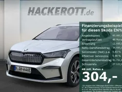 Brilliantsilber metallic Gebraucht 2024 Skoda Enyaq iV SportLine SUV | 45.980 €