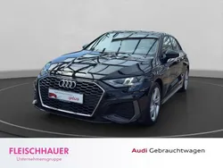 Schwarz Gebraucht 2022 Audi A3 Sportback S-Line Limousine | 27.490 € (Guter Preis)