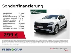Gletscherweiß metallic Gebraucht 2023 Audi Q4 Sportback e-tron Ambiente SUV | 35.749 € (Fairer Preis)