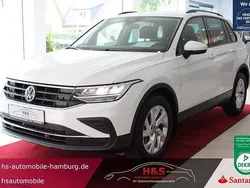 Pure white Gebraucht 2022 VW Tiguan Life SUV | 26.800 € (Superpreis)